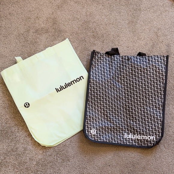 lululemon athletica Handbags - (2) Lululemon Reusable Shopping Bags Limited Edition